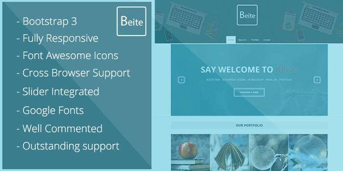 Beite - Responsive Portfolio Bootstrap Template